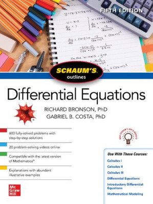 Schaum's Outline of Differential Equations By Richard Bronson, Gabriel B. Costa