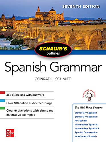 Schaum's outlines Spanish grammar