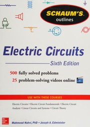 Schaum's outlines electric circuits - 9780071830447