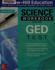 Science workbook for the GED test - 9781260121629