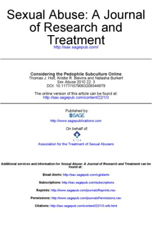 Sexual Abuse - A Journal of Research and Treatment - Vol 22, No. 1, Mar 2010