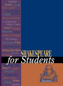 Shakespeare for Students (3 Volume Set) 1,2,3 1,2,3 By Anne Marie Hacht - 9781414410937