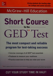 Short course for the GED® test - 9780071836869