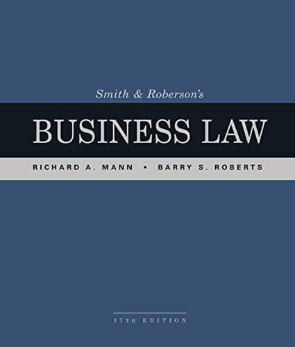 Smith and Robersonâ€™s Business Law 17-edition