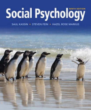 Social Psychology By Saul Kassin, Steven fein and Hazel Rose Markus