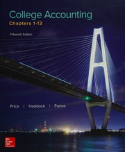 Soft Bound Version for College Accounting: Chapters 1-13 15th Edition