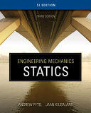 Solution Manual for Engineering Mechanics: Statics - SI Version By Andrew Pytel, Jaan Kiusalaas