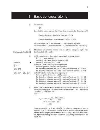Solutions Manual of Inorganic Chemistry - Catherine E. Housecroft