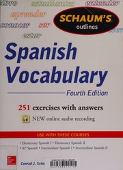 Spanish vocabulary - 9780071830300