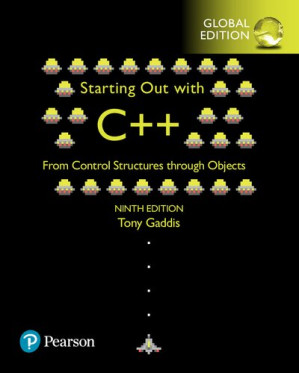 Starting Out with C++ - From Control Structures through Objects - Tony Gaddis