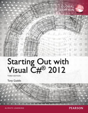 Starting Out with Visual C# 2012 - Tony Gaddis