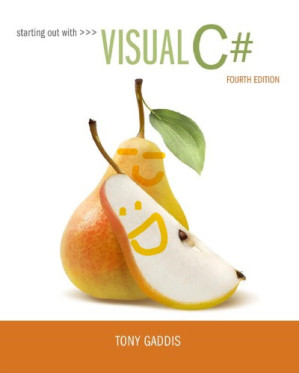 Starting Out with Visual C# - Tony Gaddis - 9780134382609-1