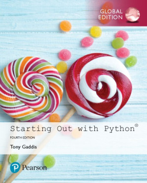 Starting out with Python® - Gaddis, Tony
