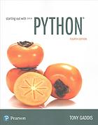 Starting out with Python - Gaddis, Tony - 9781292225852