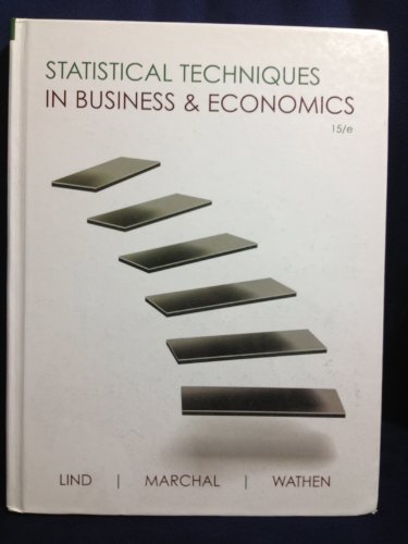 Statistical techniques in business & economics - 9780073401805