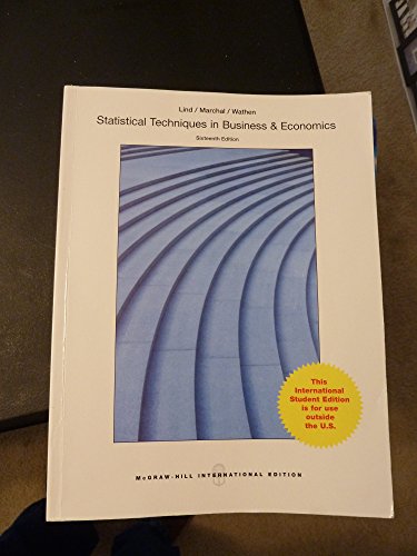 Statistical techniques in business & economics - 9789814646529