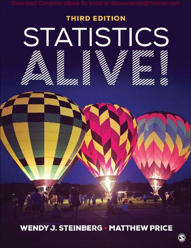 Statistics Alive! by Wendy Steinberg, Matthew Price