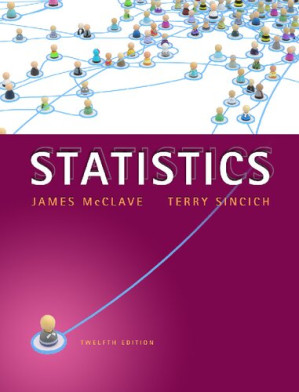 Statistics - James T. McClave, Terry Sincich - 9780321755933