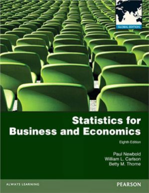 Statistics for Business and Economics: Global Edition - Newbold P., Carlson W.L., Thorne B.M.