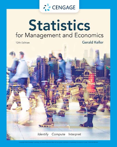 Statistics for Management and Economics (MindTap Course List) By Gerald Keller