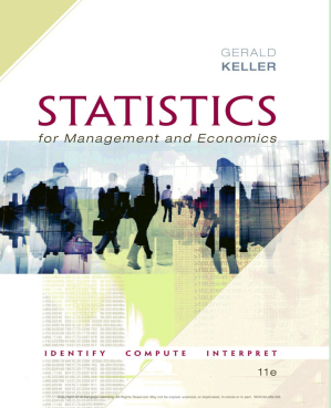 Statistics  for Management and Economics By G E R A L D   K E L L E R