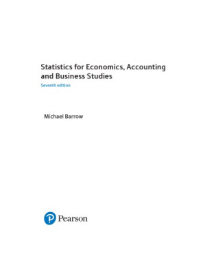 Statistics for economics, accounting and business studies - Barrow, Michael - 9781292118741