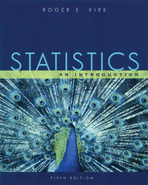 Statistics. An introduction By Roger E Kirk - 9780061690594