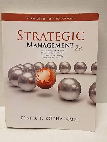 Strategic Management: Concepts - 9780077645175