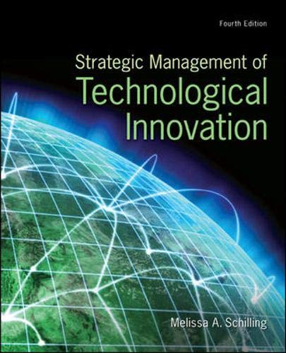 Strategic Management of Technological Innovation - 9780078029233