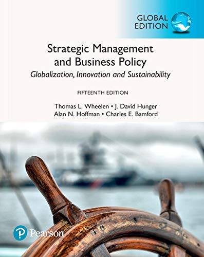 Strategic management and business policy: globalization, innovation, and sustainability