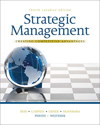 Strategic management: creating competitive advantages - 9781259024993