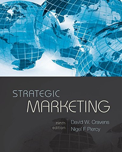 Strategic marketing by David W. Cravens, Nigel F. Piercy