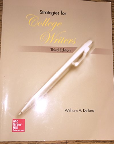 Strategies for College Writers Third Edition