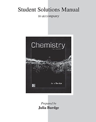 Student Solutions Manual for Chemistry - 9781259626661