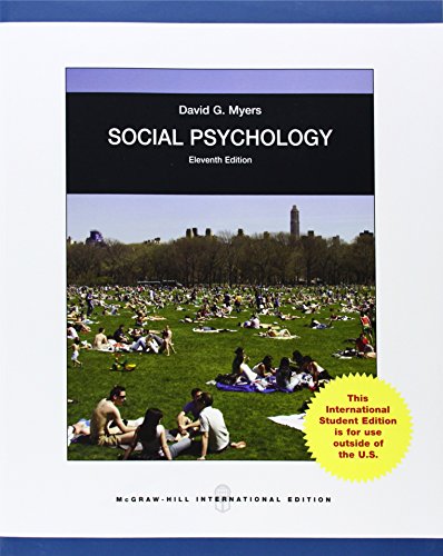 Studyguide for social psychology by david myers, isbn 9780078035296