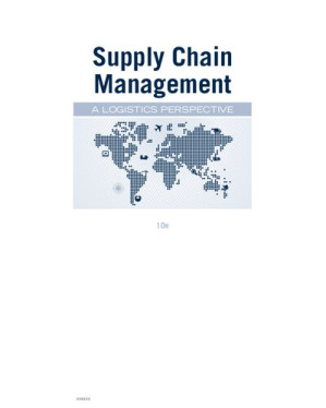 Supply Chain Management: A Logistics Perspective By John J. Coyle, Jr. Langley, C. John, Robert A. Novack, Brian J. Gibson - 9789814780001