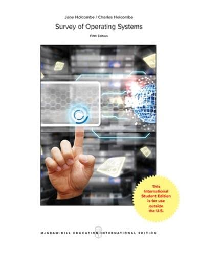Survey of Operating Systems - 9781259921308