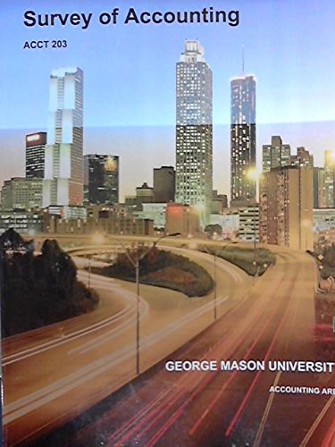 Survey of accounting, ACCT 203, George Mason University