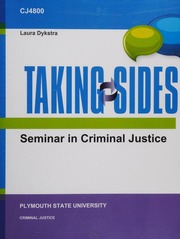 TAKING SIDES SEMINAR IN CRIMINAL JUSTICE - 9781308985688
