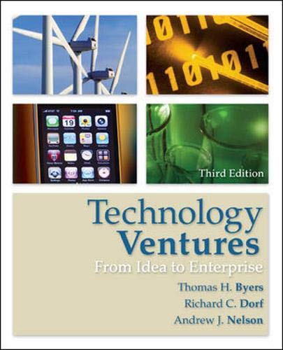 Technology ventures: from idea to enterprise - 9780073380186