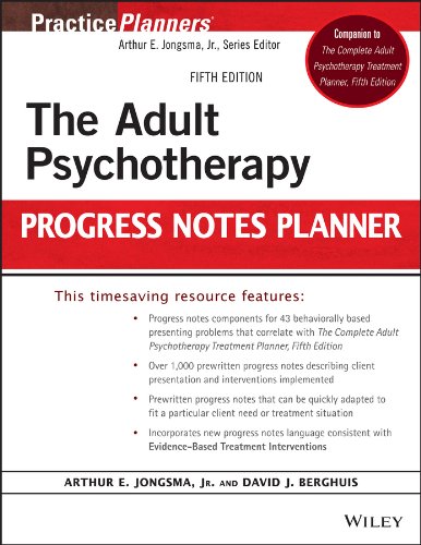 The Adult Psychotherapy Progress Notes Planner - 5th Edition
