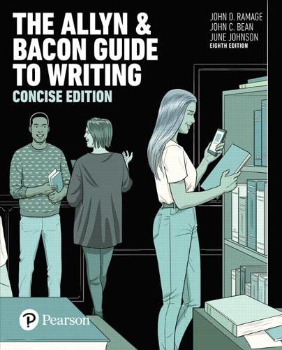 The Allyn & Bacon Guide to Writing, Concise Edition (8th Edition) 8-edition