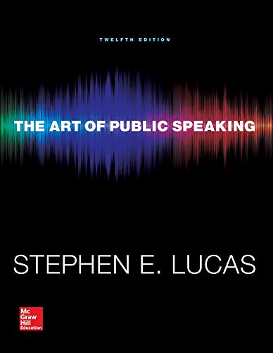 The Art of Public Speaking - 9780073523910