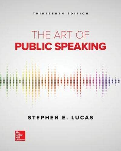 The Art of Public Speaking - 9781259924606
