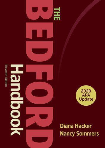 The Bedford Handbook 2020 Apa Update Eleventh 11Th Edition