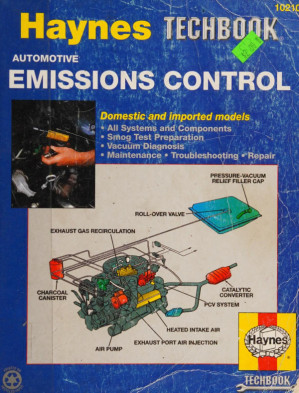 The Haynes Emissions Control Manual By Stubblefield, Mike; Haynes, John H. (John Harold)