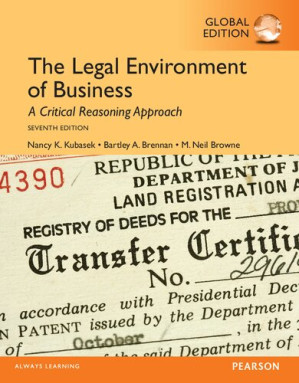 The Legal Environment of Business - Nancy K. Kubasek, Bartley A. Brennan, M. Neil Browne