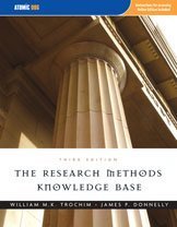 The Research Methods Knowledge Base By William Trochim, James P Donnelly,