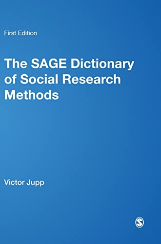 The SAGE Dictionary of Social Research Methods - 9780761962977