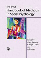 The Sage handbook of methods in social psychology